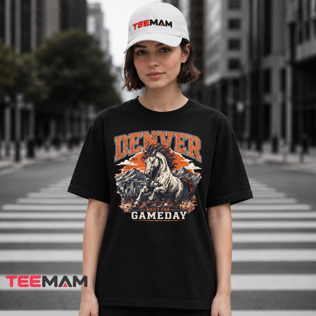Denver Broncos Mountain Horse Gameday T-Shirt