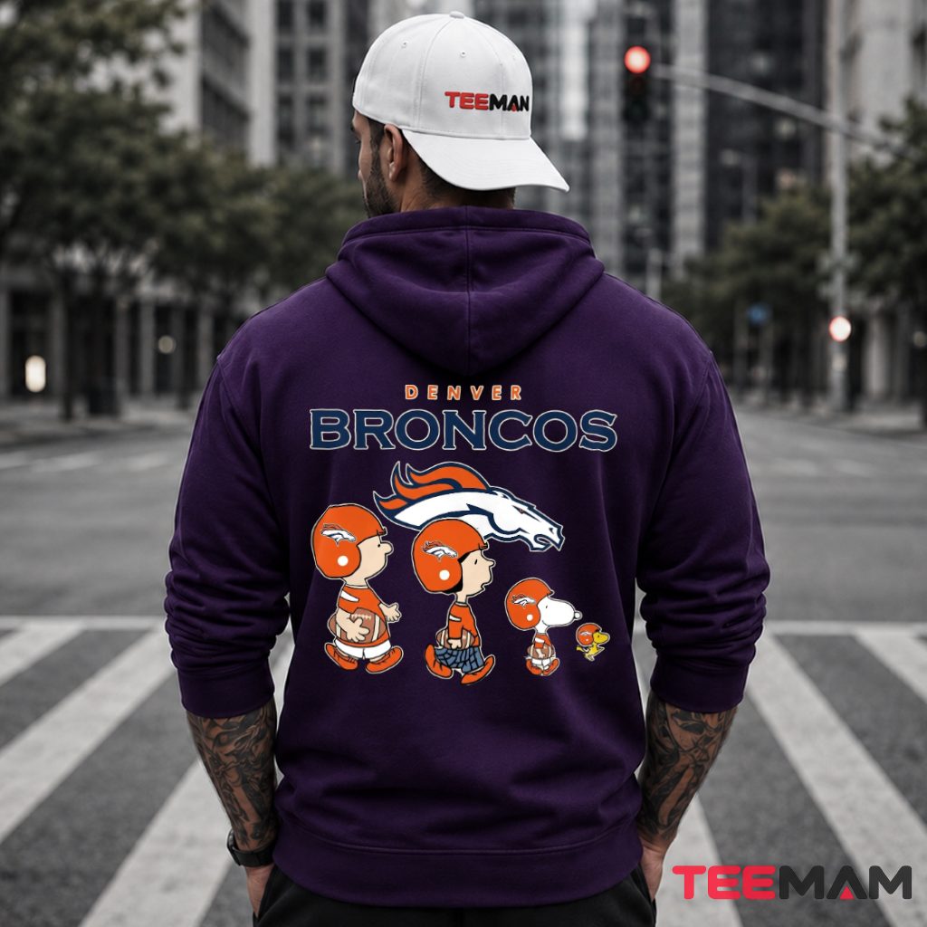 Denver Broncos Peanuts Abbey Road Hoodie Denver Broncos Peanuts Abbey Road Hoodie
