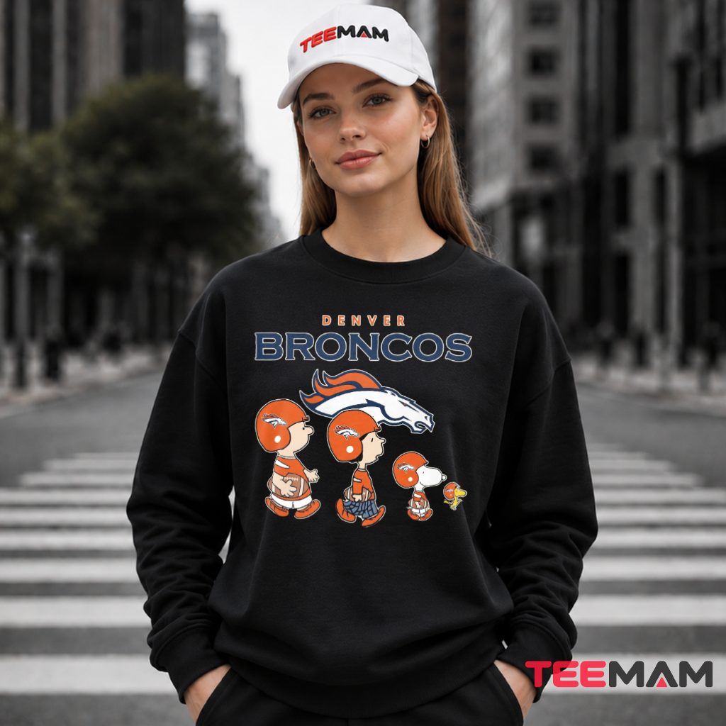 Denver Broncos Peanuts Abbey Road Long Sleeve Denver Broncos Peanuts Abbey Road Long Sleeve