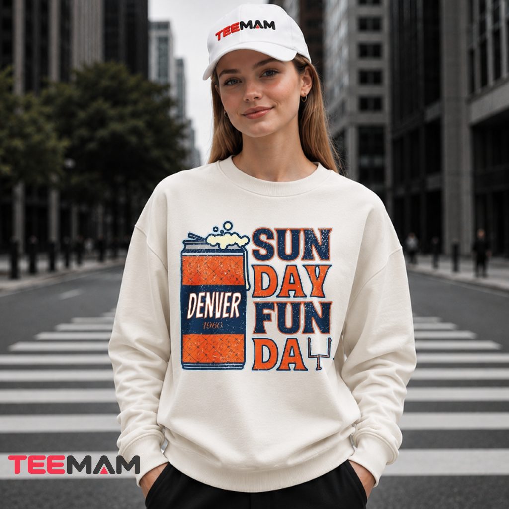 Denver Broncos Sunday Fun Day Long Sleeve Denver Broncos Sunday Fun Day Long Sleeve
