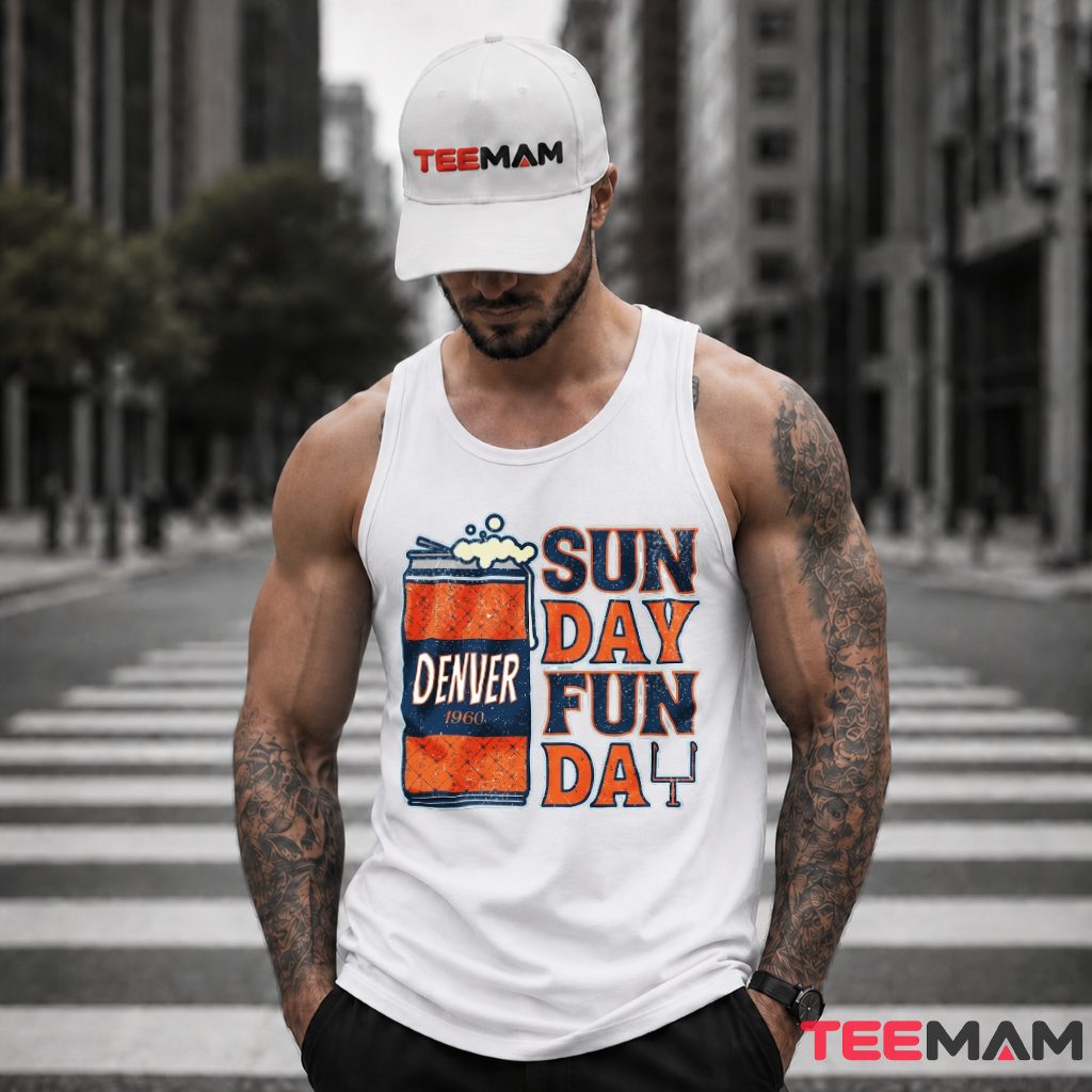 Denver Broncos Sunday Fun Day Tank Top Denver Broncos Sunday Fun Day Tank Top