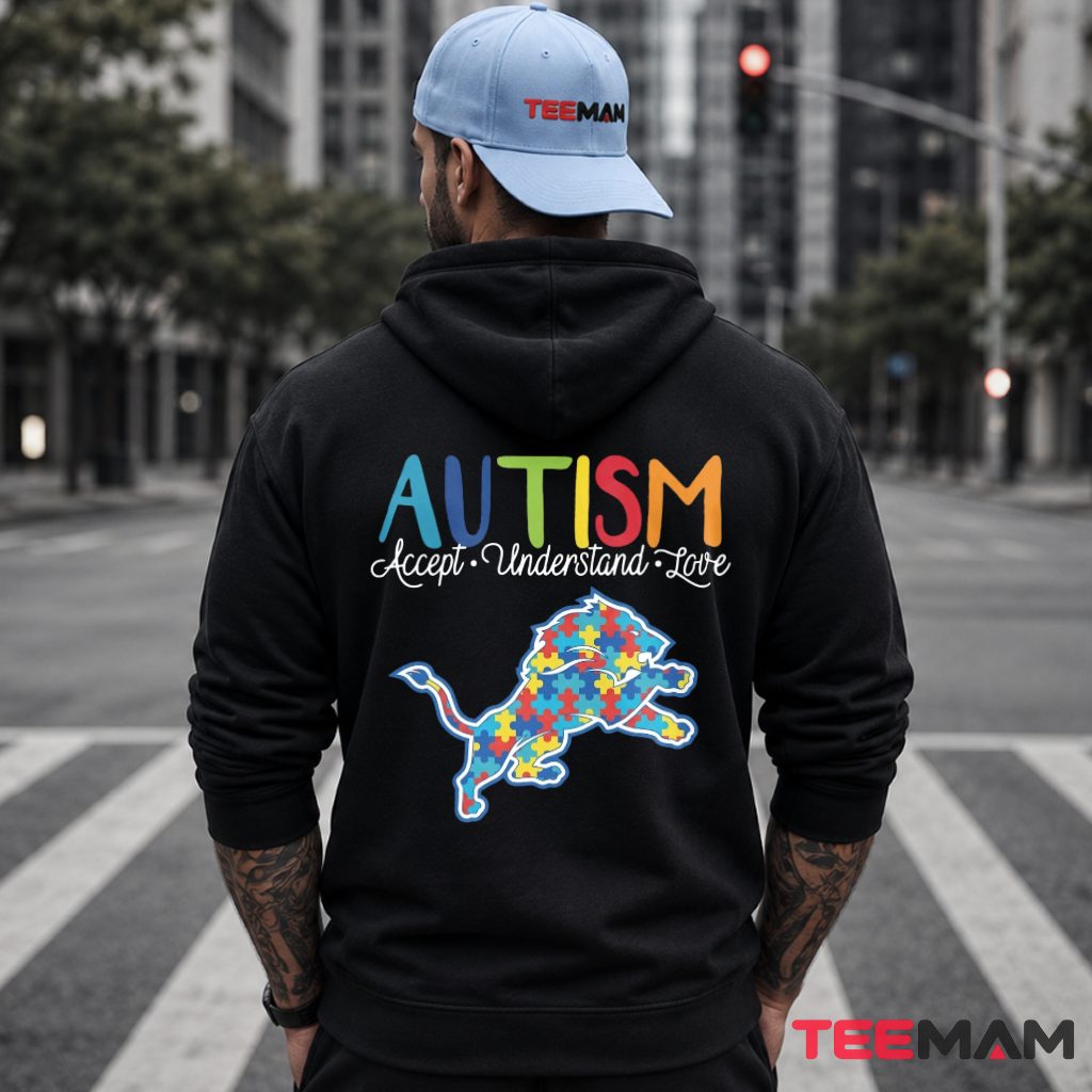 Detroit Lions Autism Accept Understand Hoodie Detroit Lions Autism Accept Understand Hoodie