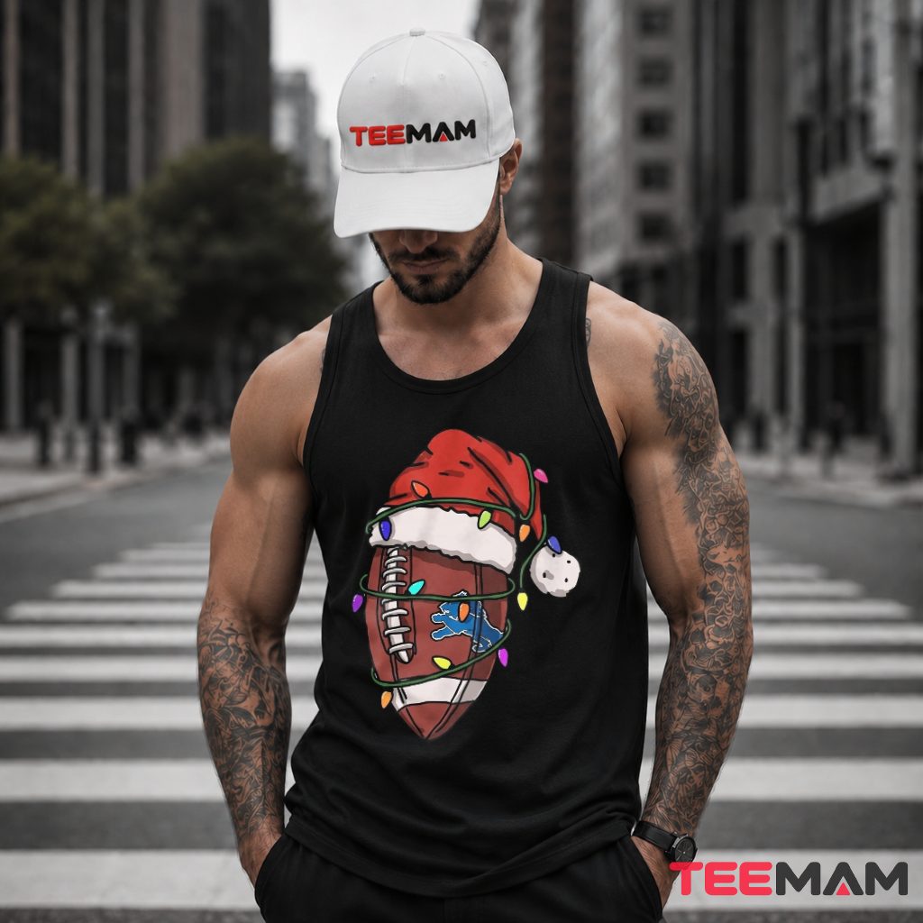 Detroit Lions Football Christmas Lights Tank Top Detroit Lions Football Christmas Lights Tank Top