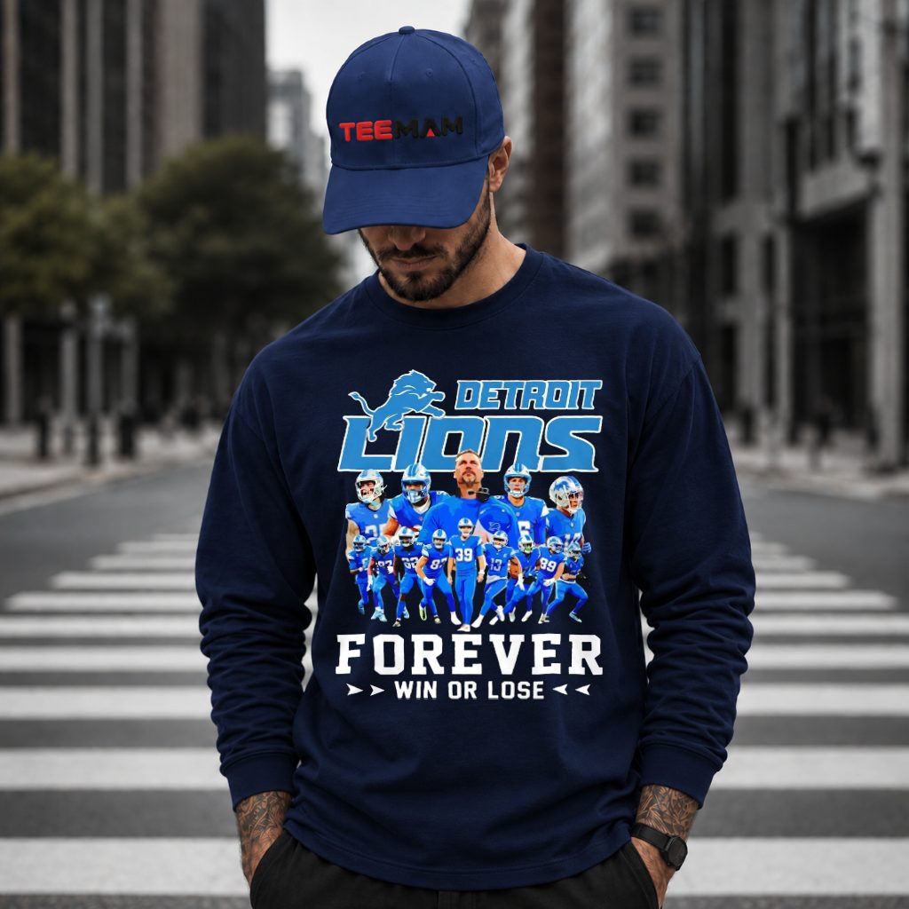 Detroit Lions Forever Win Or Lose Long Sleeve Detroit Lions Forever Win Or Lose Long Sleeve