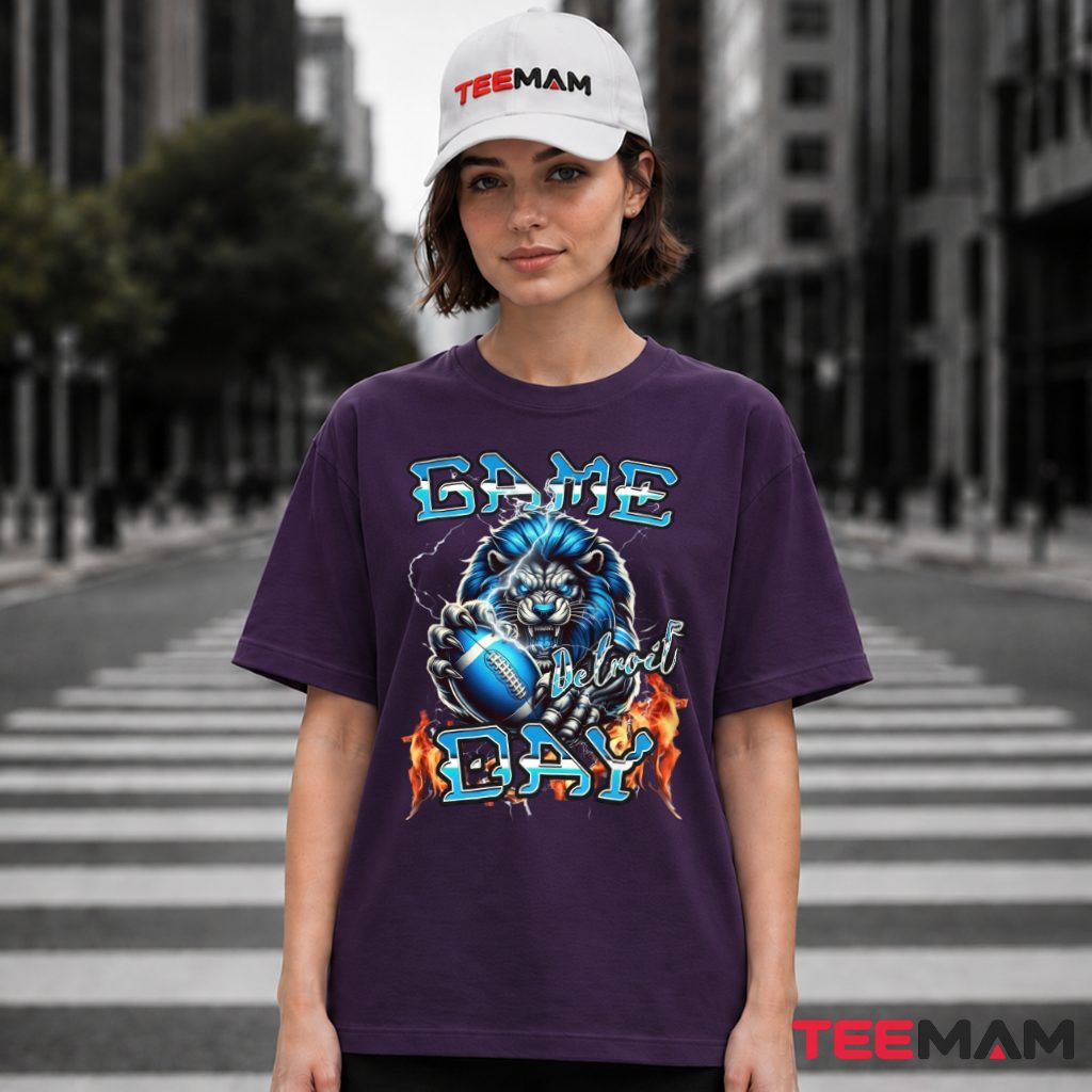 Detroit Lions Football Christmas Lights Shirt Detroit Lions Football Christmas Lights Shirt