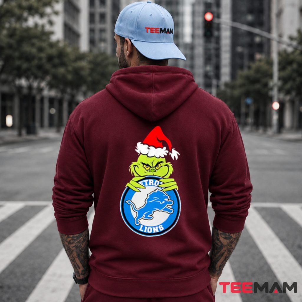 Detroit Lions Grinch Logo Christmas Hoodie Detroit Lions Grinch Logo Christmas Hoodie