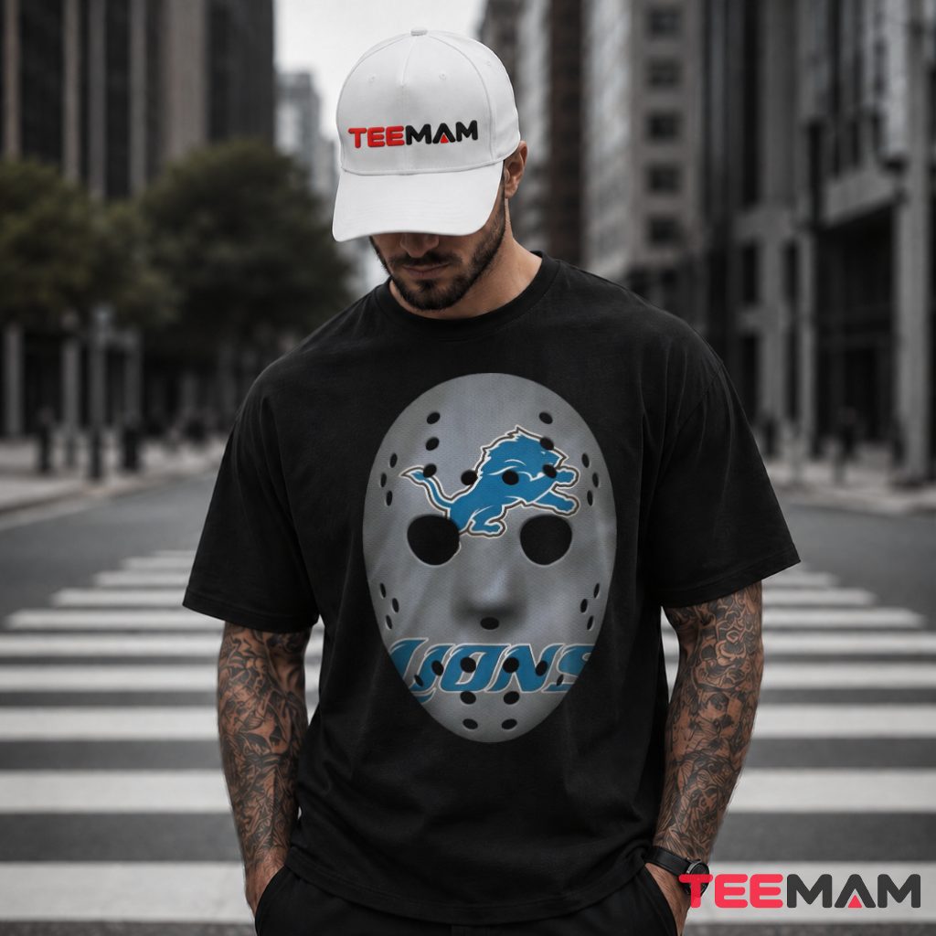 Detroit Lions Jason Hockey Mask T-Shirt