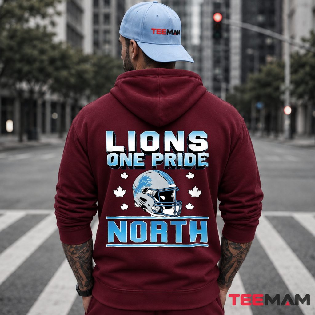 Detroit Lions One Pride North Hoodie Detroit Lions One Pride North Hoodie