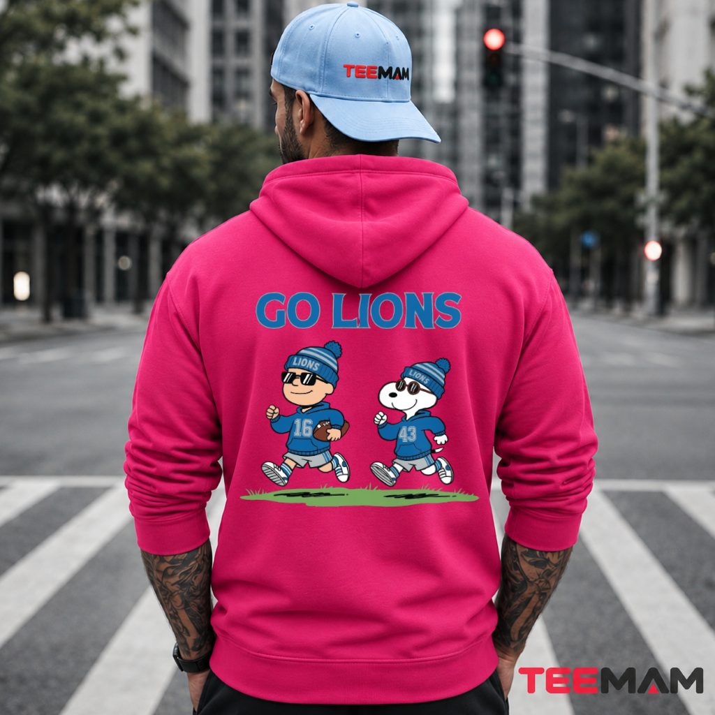 Detroit Lions Snoopy Beanie Jog Hoodie Detroit Lions Snoopy Beanie Jog Hoodie