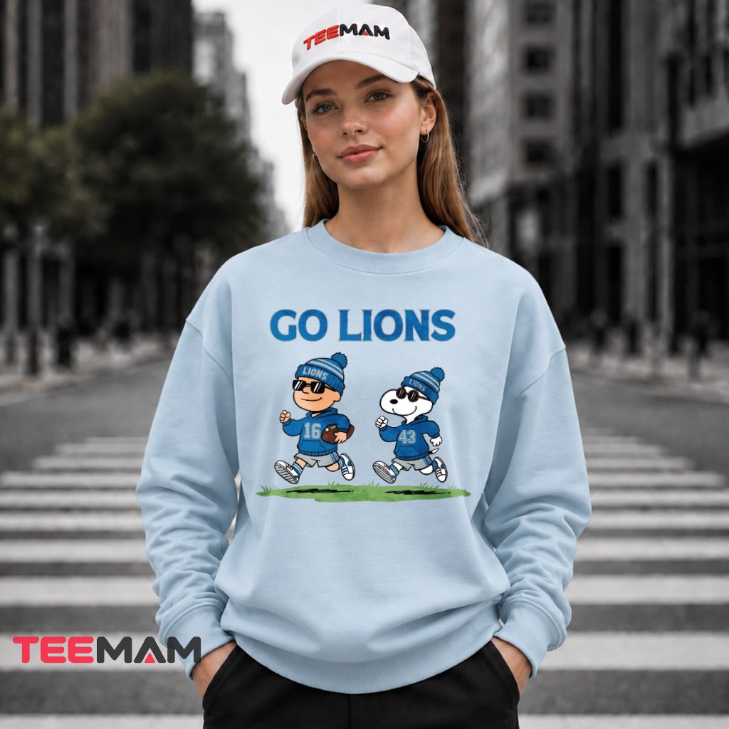 Detroit Lions Snoopy Beanie Jog Long Sleeve Detroit Lions Snoopy Beanie Jog Long Sleeve