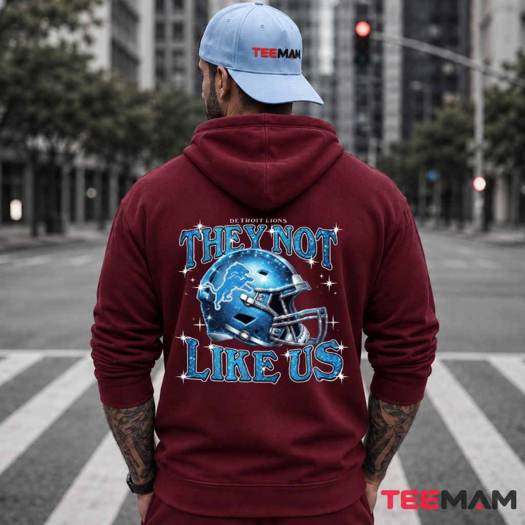 Detroit Lions They Not Like Us Hoodie Detroit Lions They Not Like Us Hoodie