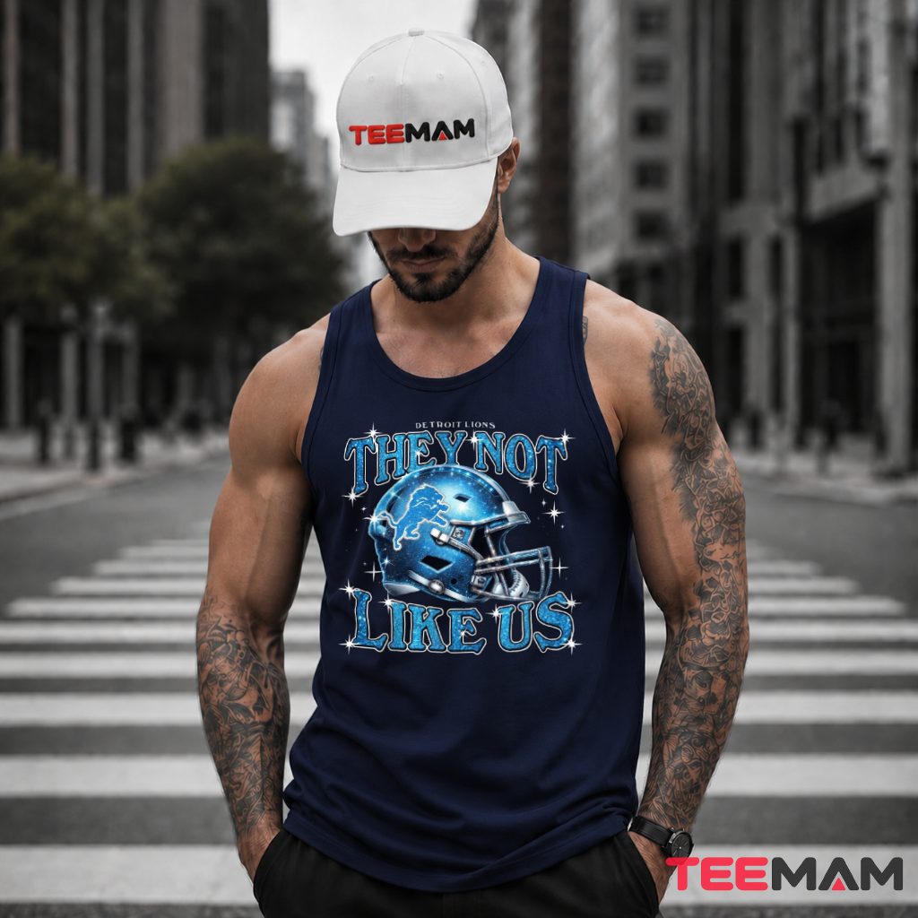 Detroit Lions They Not Like Us Tank Top Detroit Lions They Not Like Us Tank Top