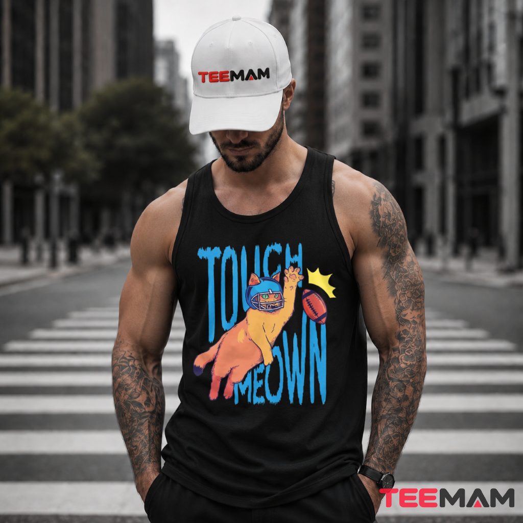 Detroit Lions Touch Meown Cat Tank Top Detroit Lions Touch Meown Cat Tank Top