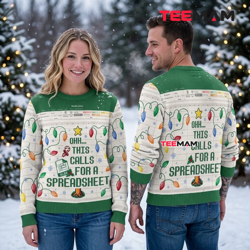 Excel Ugly Christmas Sweater This Calls For A Spreadsheet Back Excel Ugly Christmas Sweater This Calls For A Spreadsheet Back