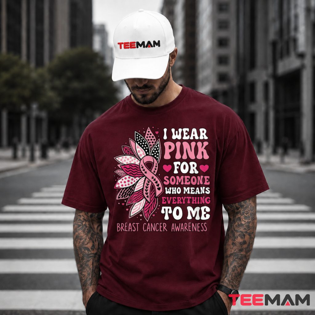Floral Ribbon Someone Means Everything T-Shirt