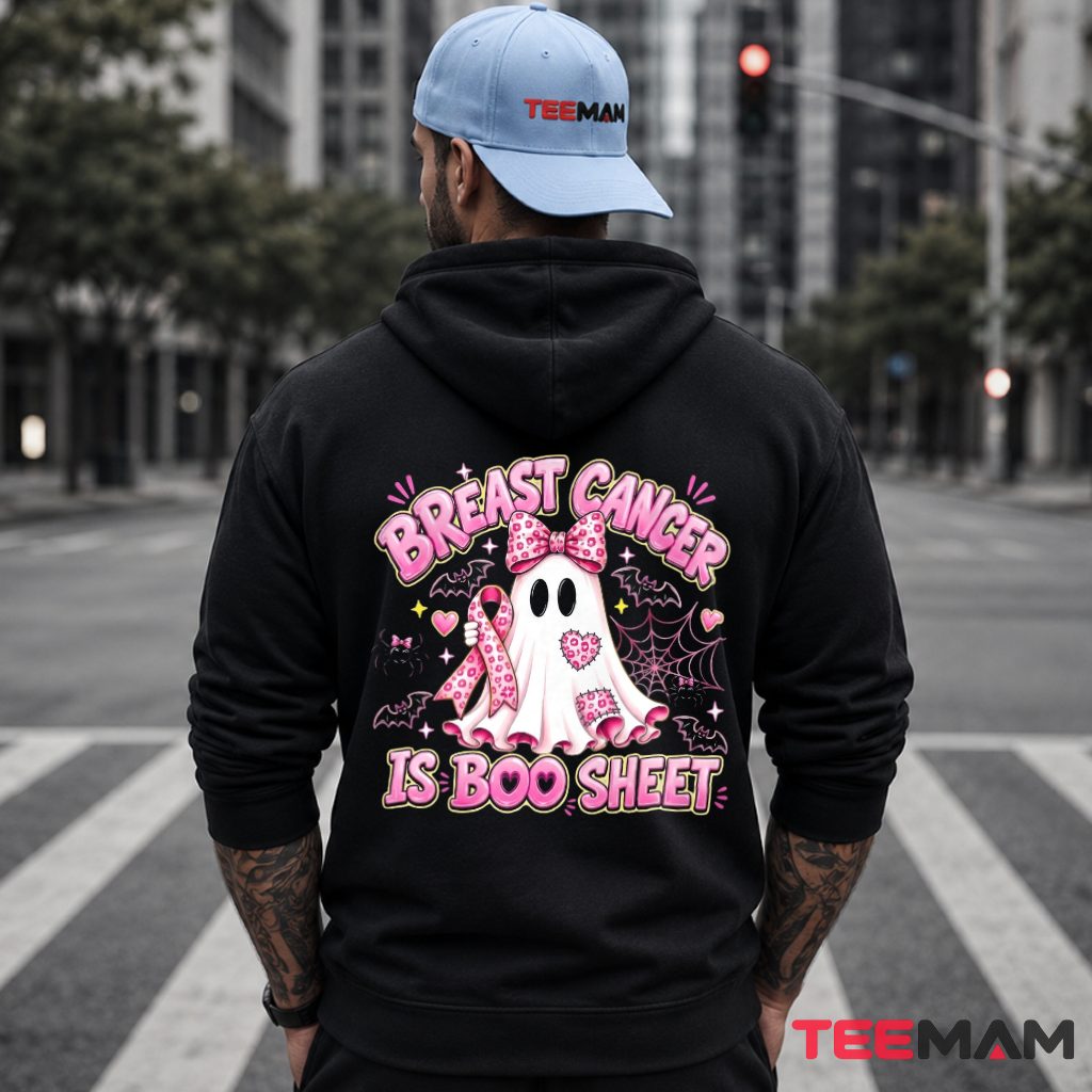 Ghost Bow Is Boo Sheet Cancer Hoodie Ghost Bow Is Boo Sheet Cancer Hoodie