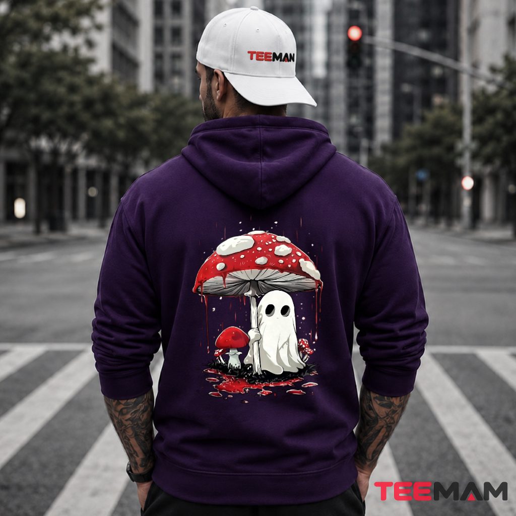 Ghost Mushroom Rainy Halloween Hoodie Ghost Mushroom Rainy Halloween Hoodie