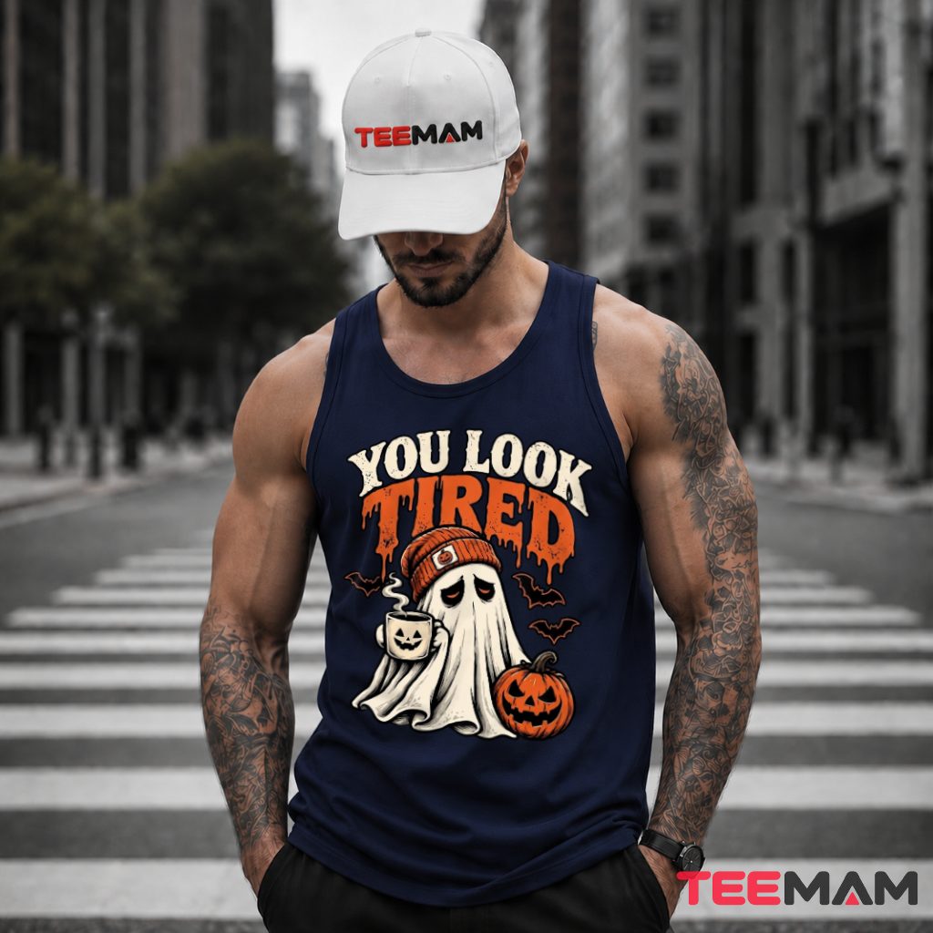 Ghost You Look Tired Halloween Tank Top Ghost You Look Tired Halloween Tank Top