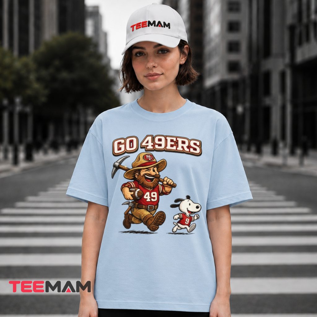 Go 49ers Sourdough Sam Snoopy T-Shirt