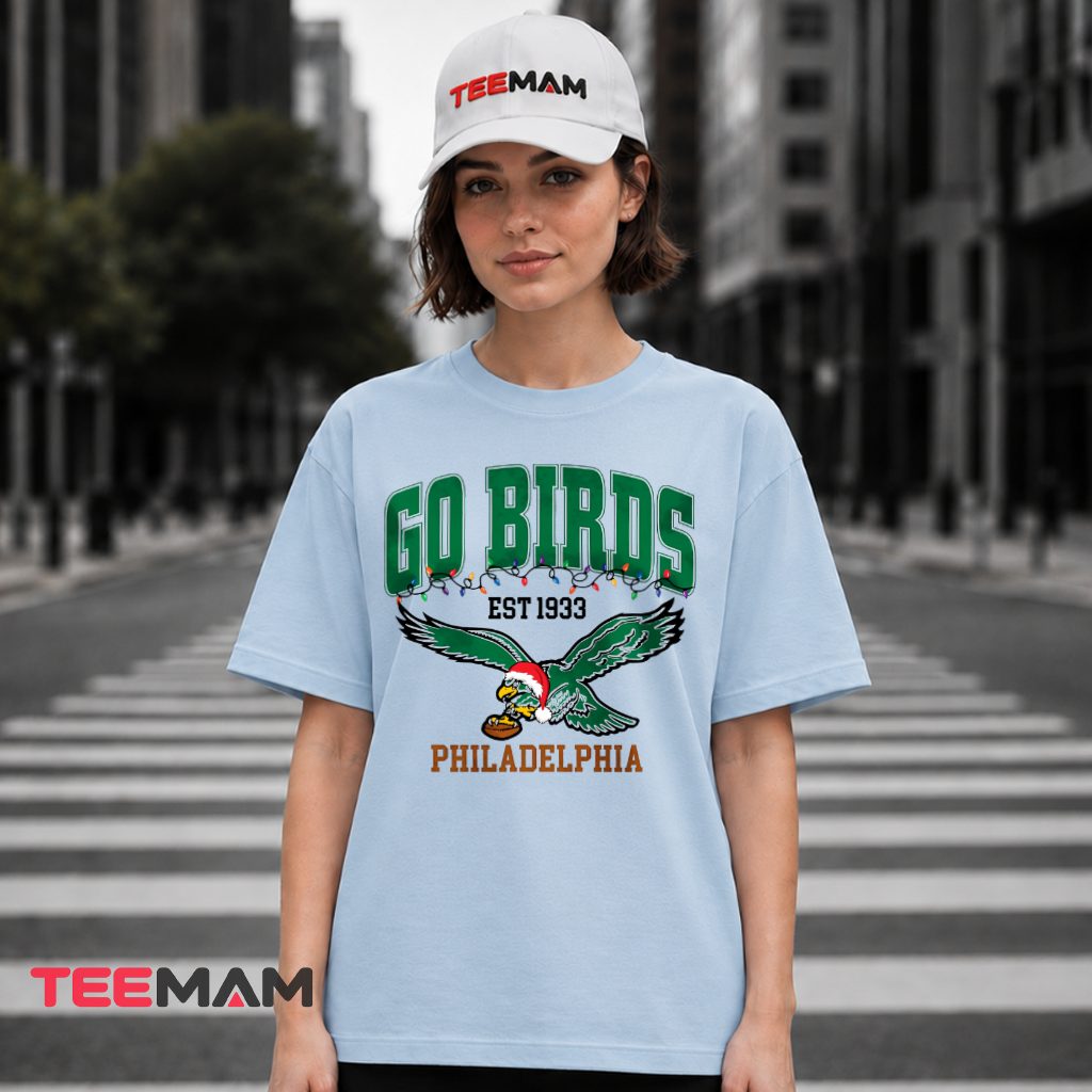 Go Birds Philadelphia Eagles Christmas T-Shirt