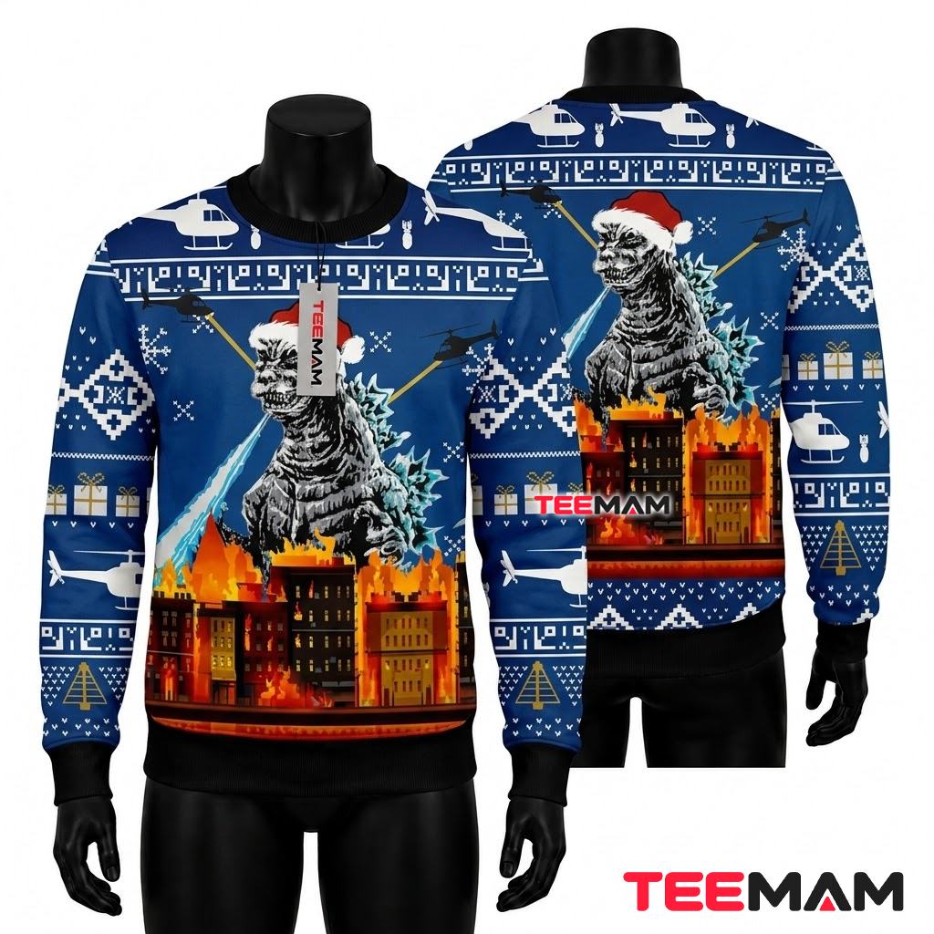 Funny Santa Ugly Christmas Sweater Milkshake Brings Toys Funny Santa Ugly Christmas Sweater Milkshake Brings Toys