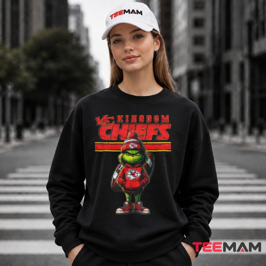 Grinch Kansas City Chiefs Kingdom Long Sleeve Grinch Kansas City Chiefs Kingdom Long Sleeve