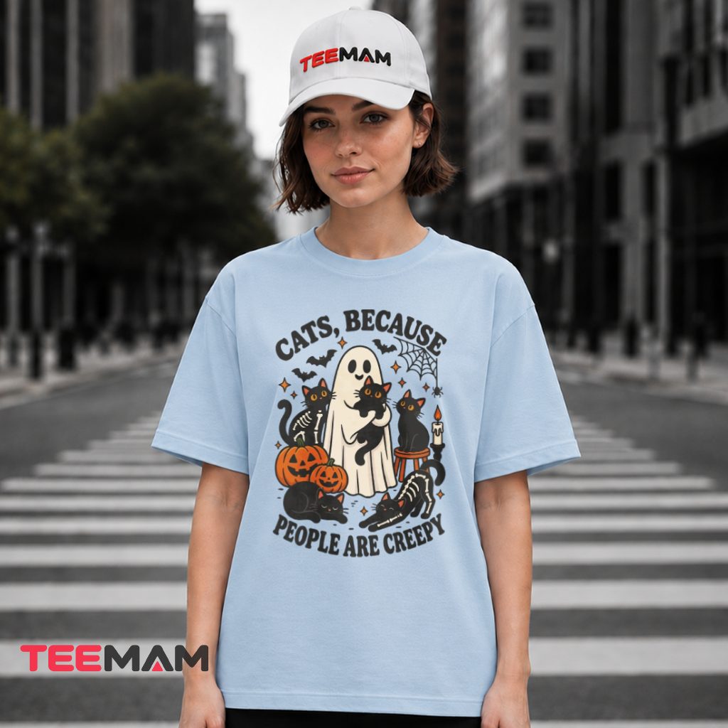 Halloween Cats Because People Are Creepy T-Shirt