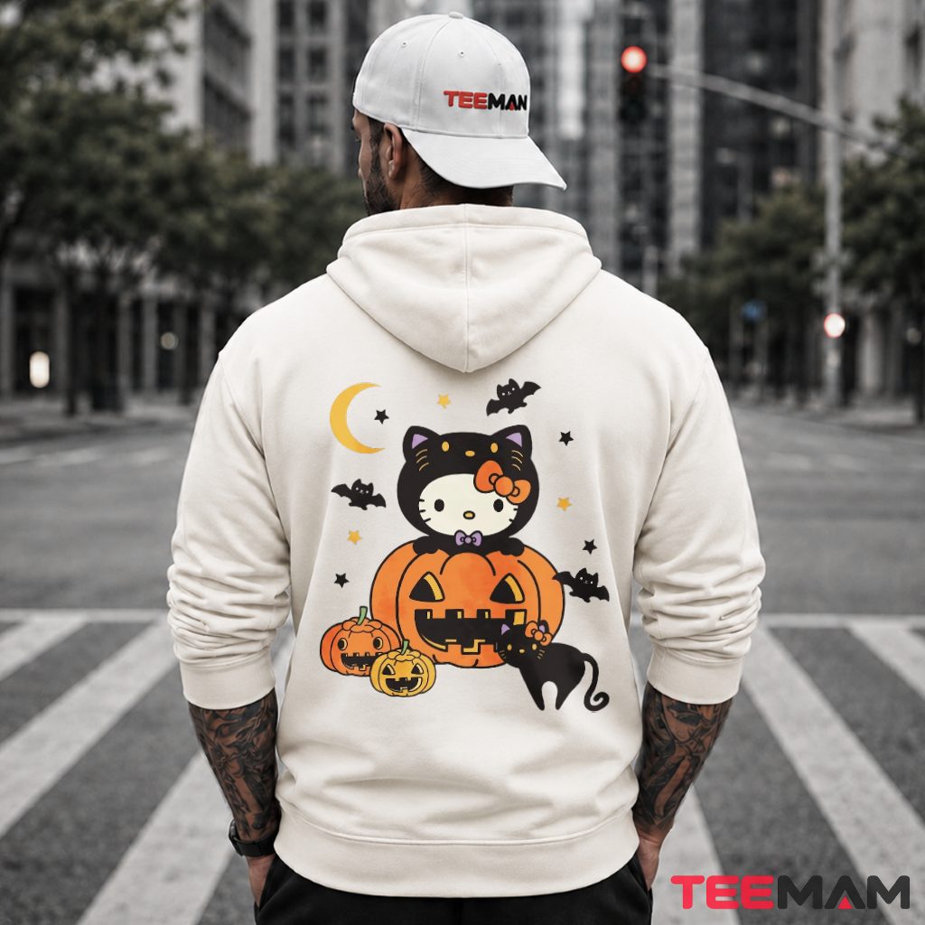 Hello Kitty Halloween Pumpkin Night Hoodie Hello Kitty Halloween Pumpkin Night Hoodie