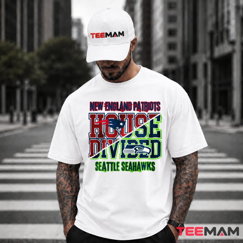 House Divided Patriots Seahawks T-Shirt