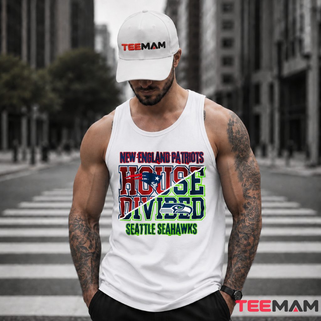 House Divided Patriots Seahawks Tank Top House Divided Patriots Seahawks Tank Top