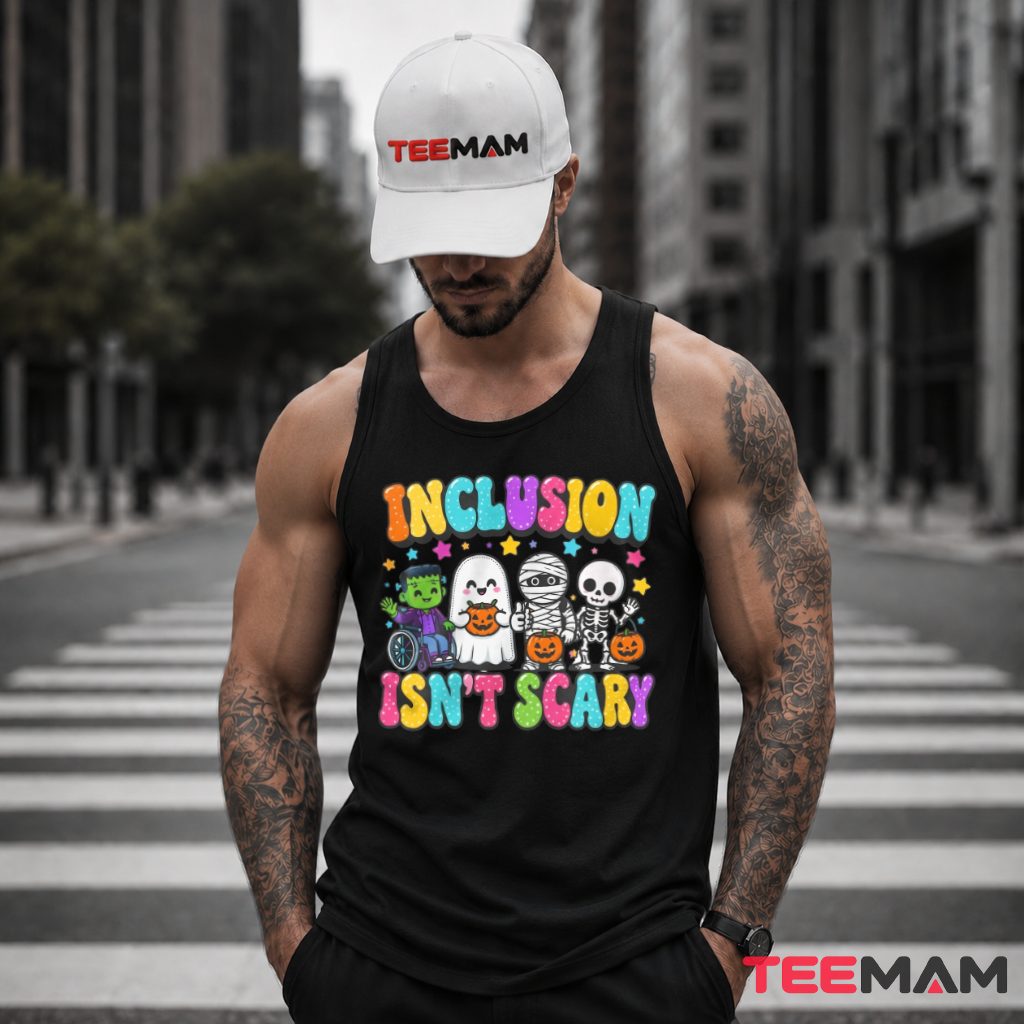 Inclusion Isn't Scary Halloween Tank Top Inclusion Isn't Scary Halloween Tank Top