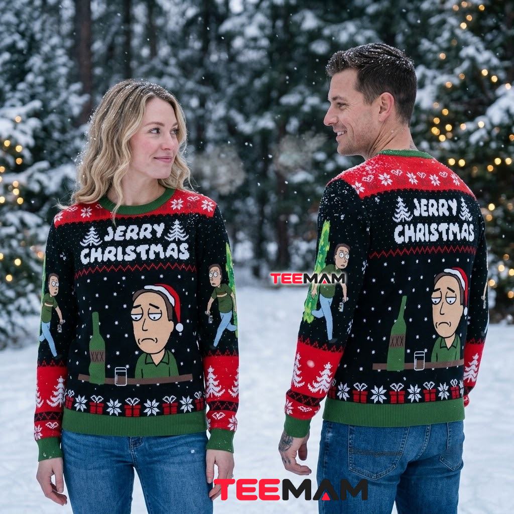 Jerry Smith Ugly Christmas Sweater Jerry Christmas