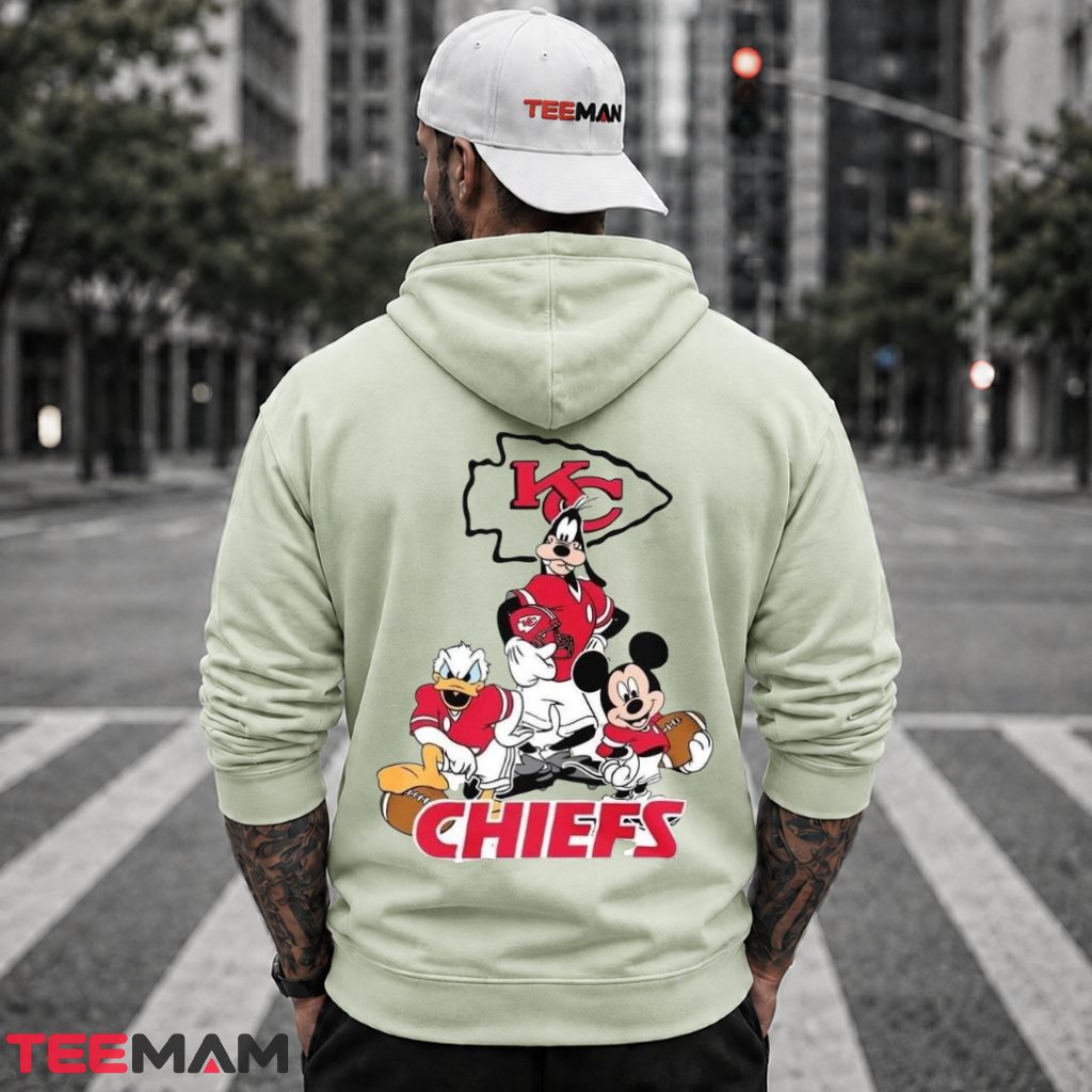 Kansas City Chiefs Mickey Donald Goofy Hoodie Kansas City Chiefs Mickey Donald Goofy Hoodie