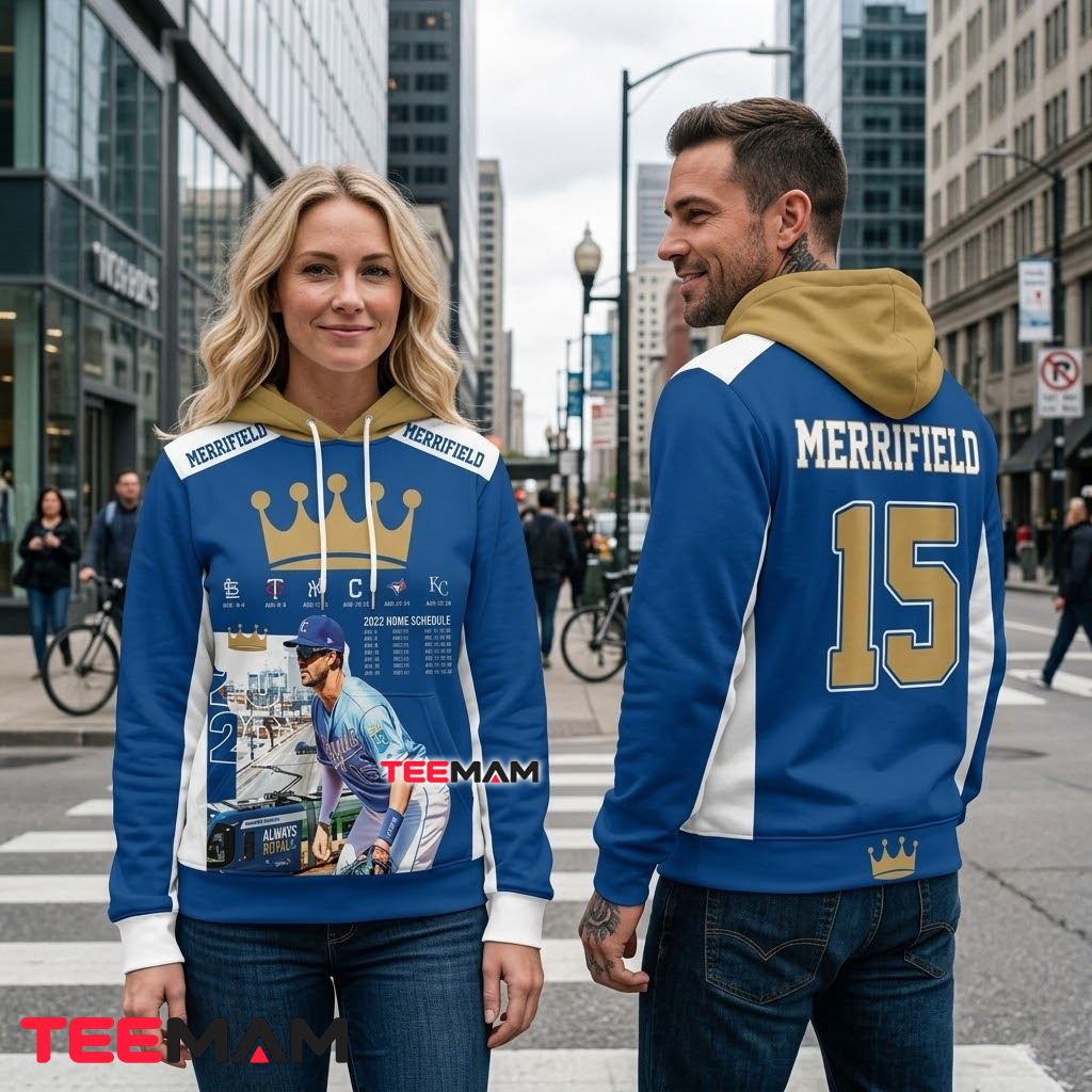 Kansas City Royals All Over Print 3D Hoodie Whit Merrifield 15 Home Schedule Back Kansas City Royals All Over Print 3D Hoodie Whit Merrifield 15 Home Schedule Back