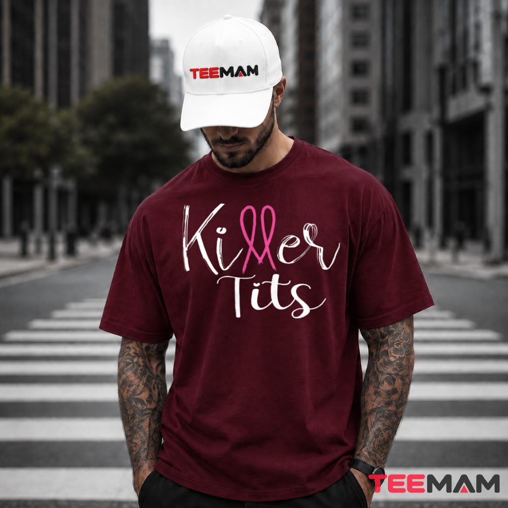 Killer Tits Pink Ribbon Awareness T-Shirt