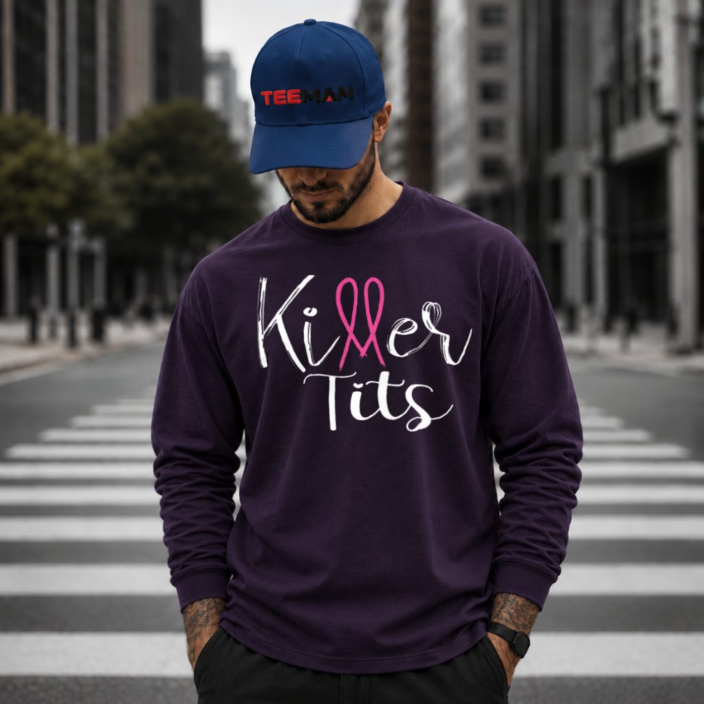Killer Tits Pink Ribbon Awareness Long Sleeve Killer Tits Pink Ribbon Awareness Long Sleeve