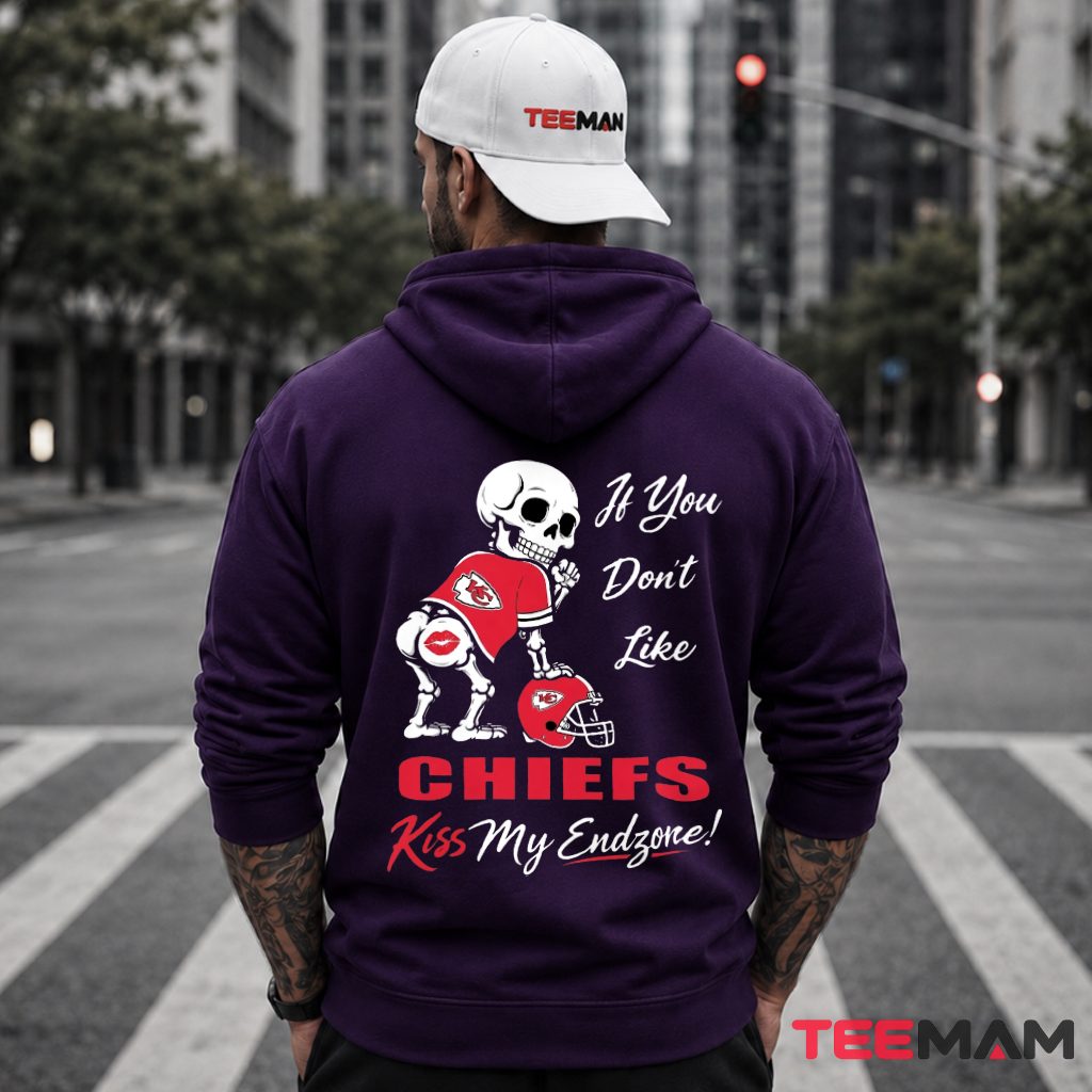 Kiss My Endzone Kansas City Chiefs Hoodie Kiss My Endzone Kansas City Chiefs Hoodie