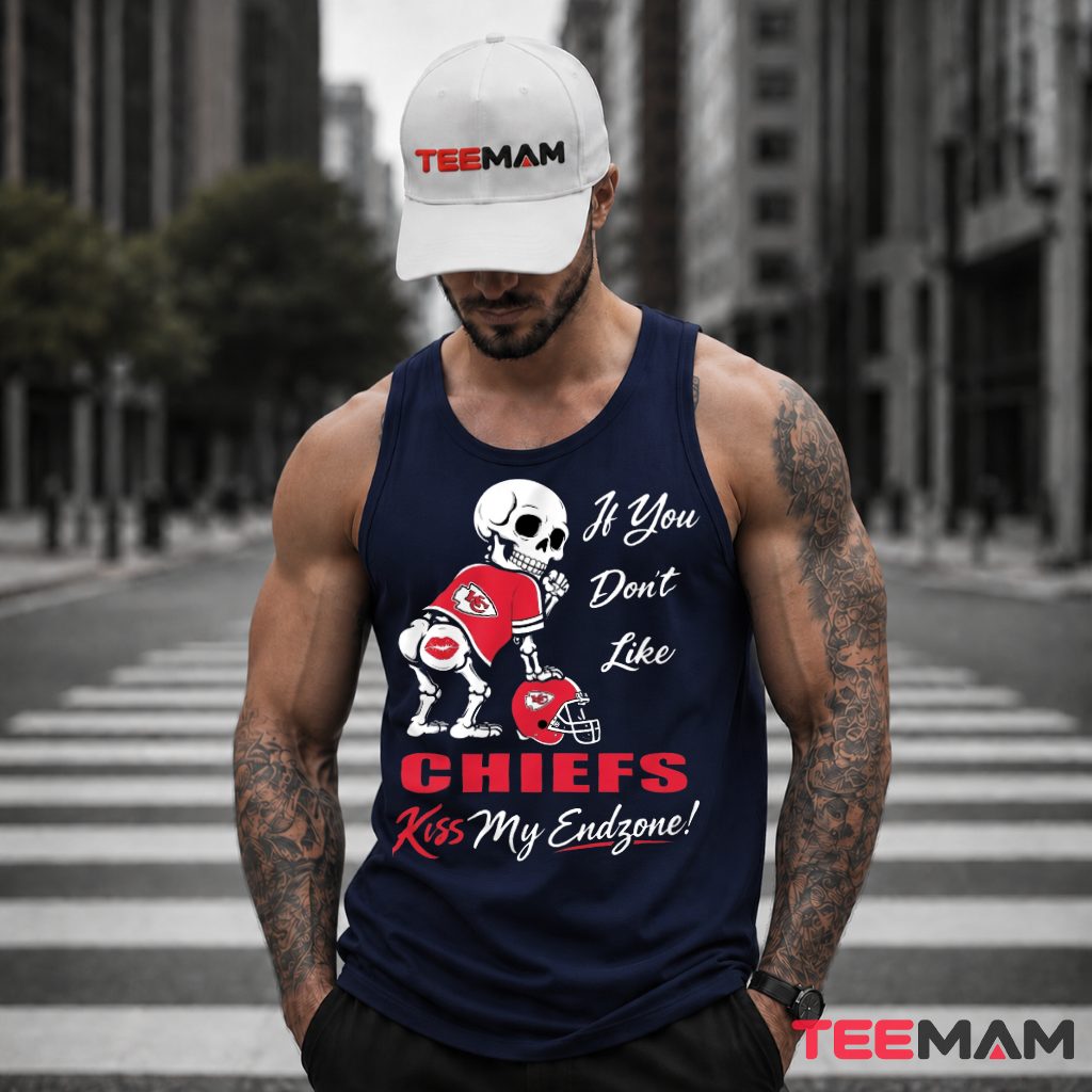 Kiss My Endzone Kansas City Chiefs Tank Top Kiss My Endzone Kansas City Chiefs Tank Top