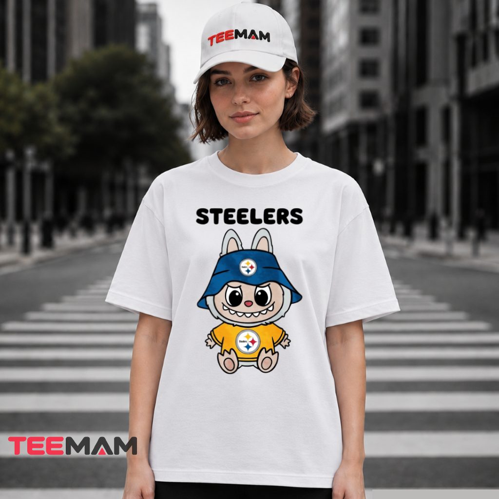 Labubu Steelers Bucket Hat Fan T-Shirt