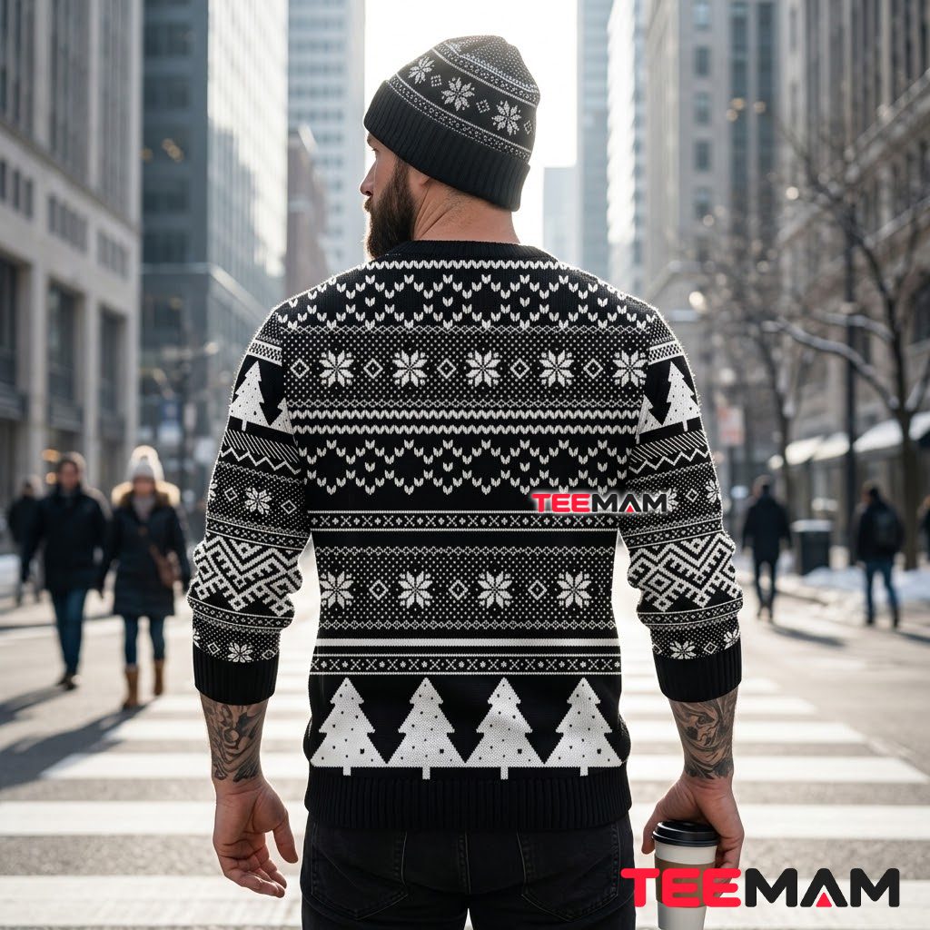 Las Vegas Raiders Ugly Christmas Sweater Sugar Skull Wreath Version 3 Las Vegas Raiders Ugly Christmas Sweater Sugar Skull Wreath Version 3