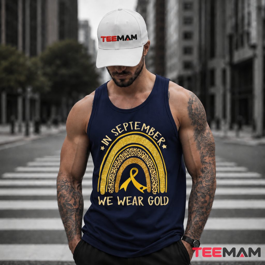 Leopard Print Gold Rainbow September Cancer Tank Top Leopard Print Gold Rainbow September Cancer Tank Top