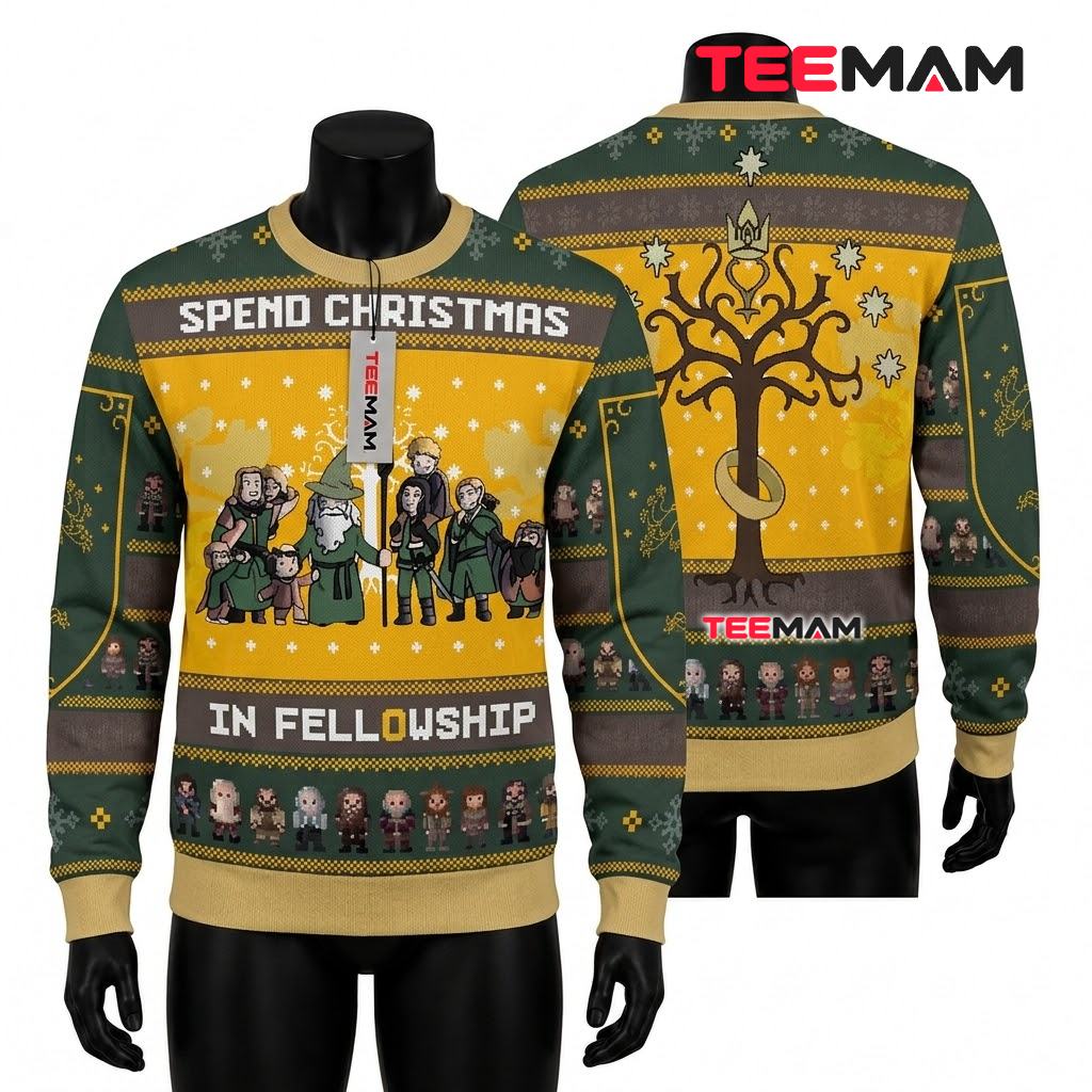 Jesus Ugly Christmas Sweater Has Your Back Cross Chain Print Jesus Ugly Christmas Sweater Has Your Back Cross Chain Print