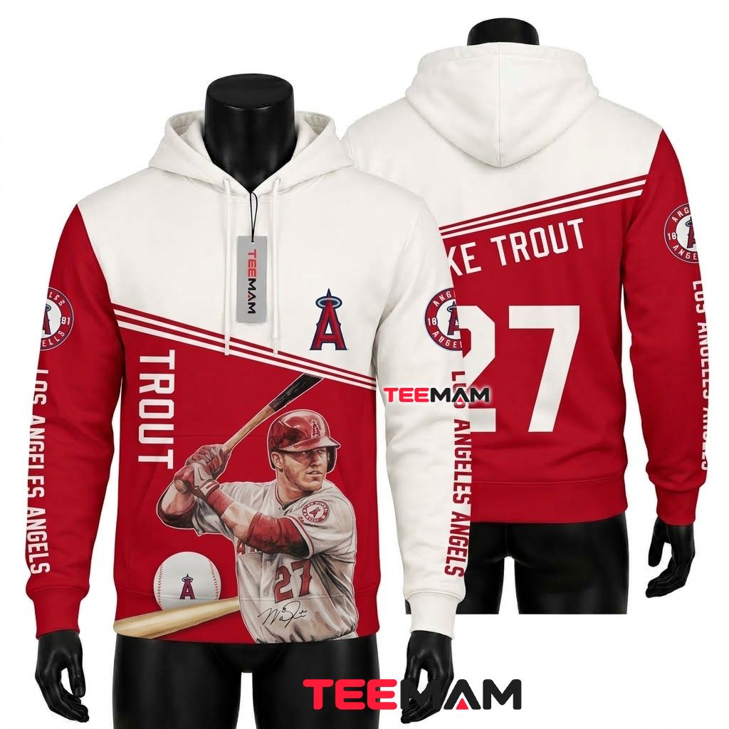Los Angeles Angels 3D Hoodie Grinch Groot Christmas Los Angeles Angels 3D Hoodie Grinch Groot Christmas