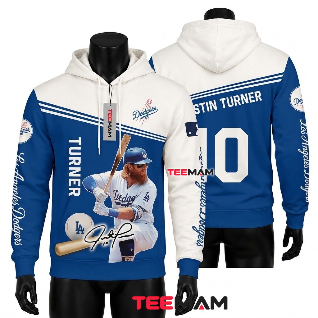Los Angeles Dodgers 3D Hoodie Jack Skellington