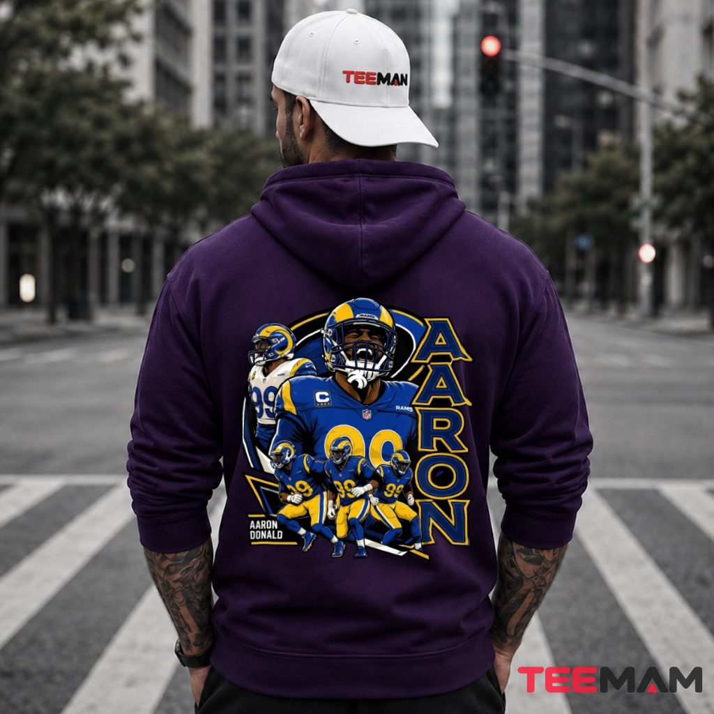 Los Angeles Rams Aaron Donald Player Number 99 Hoodie Los Angeles Rams Aaron Donald Player Number 99 Hoodie