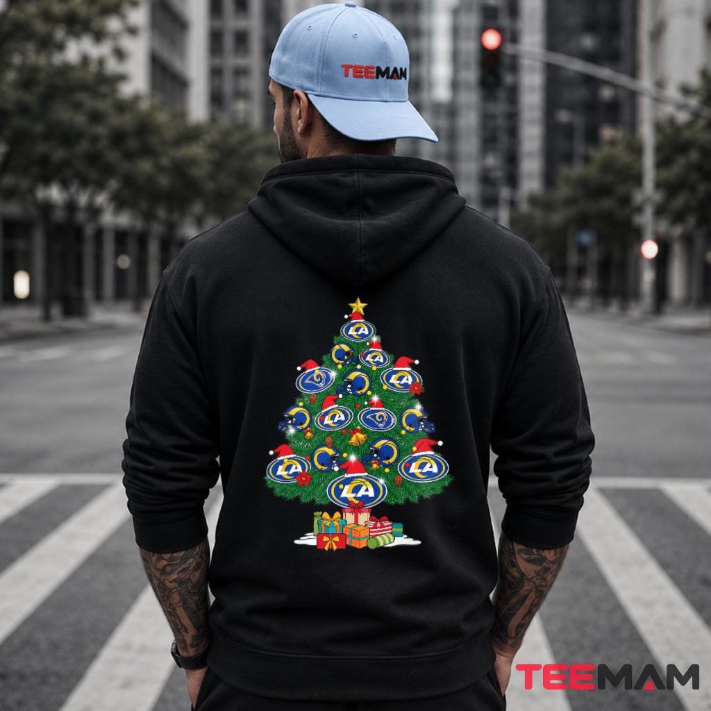 Los Angeles Rams Christmas Tree Ornaments Helmet Hoodie Los Angeles Rams Christmas Tree Ornaments Helmet Hoodie