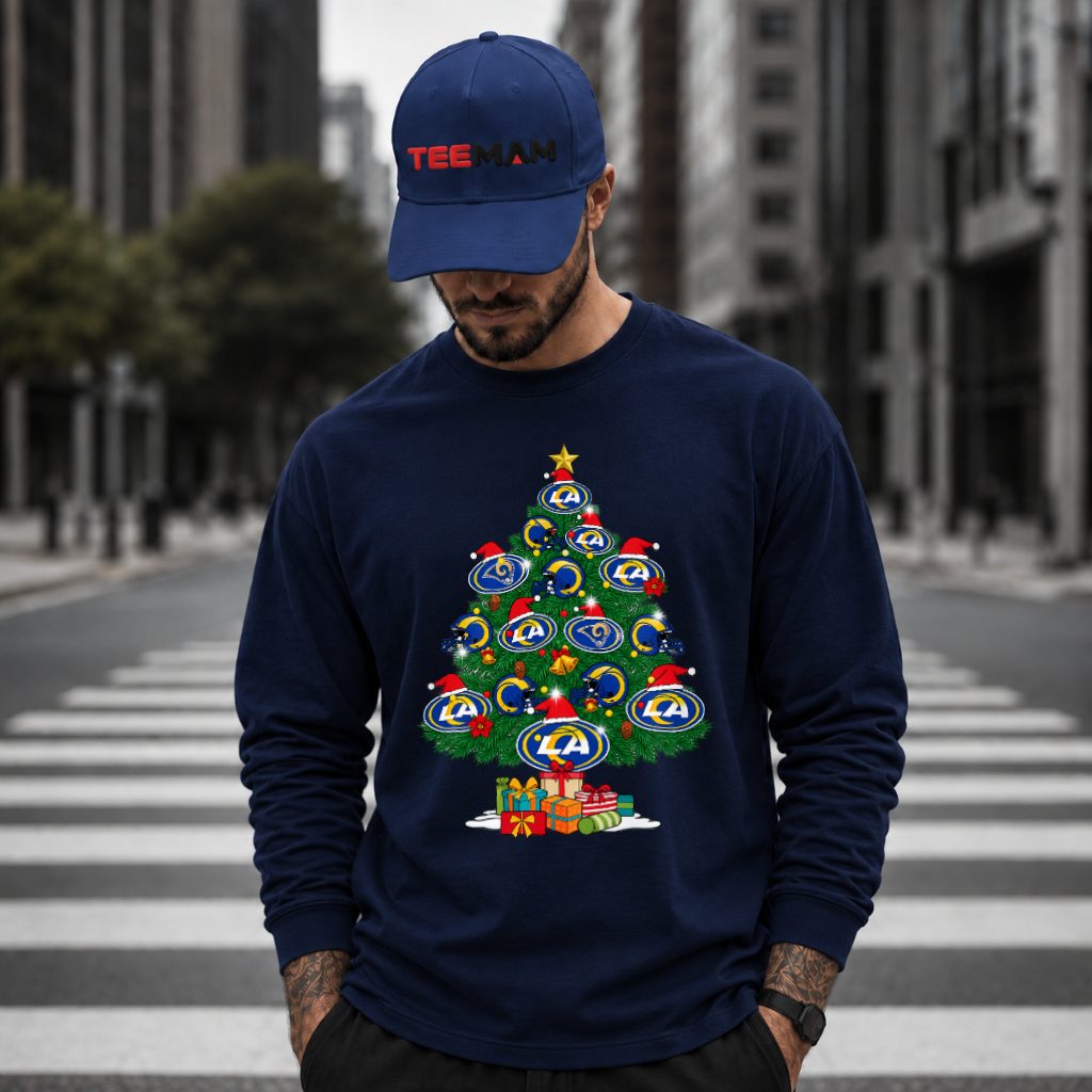 Los Angeles Rams Christmas Tree Ornaments Helmet Long Sleeve Los Angeles Rams Christmas Tree Ornaments Helmet Long Sleeve