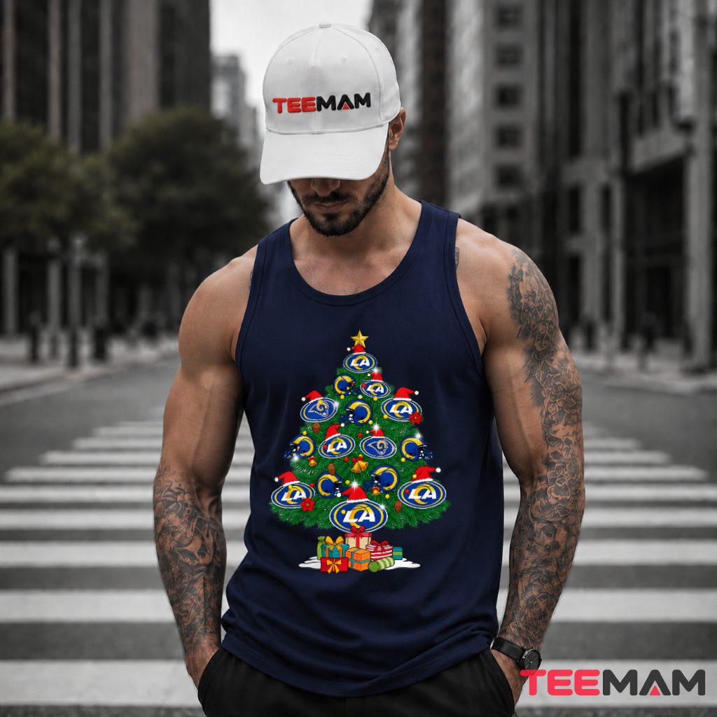 Los Angeles Rams Christmas Tree Ornaments Helmet Tank Top Los Angeles Rams Christmas Tree Ornaments Helmet Tank Top