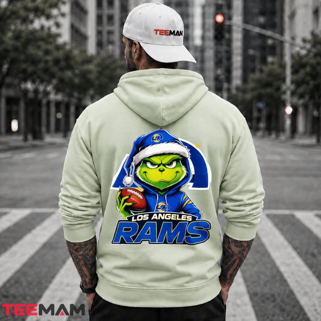 Los Angeles Rams Grinch Christmas Holiday Funny Hoodie Los Angeles Rams Grinch Christmas Holiday Funny Hoodie