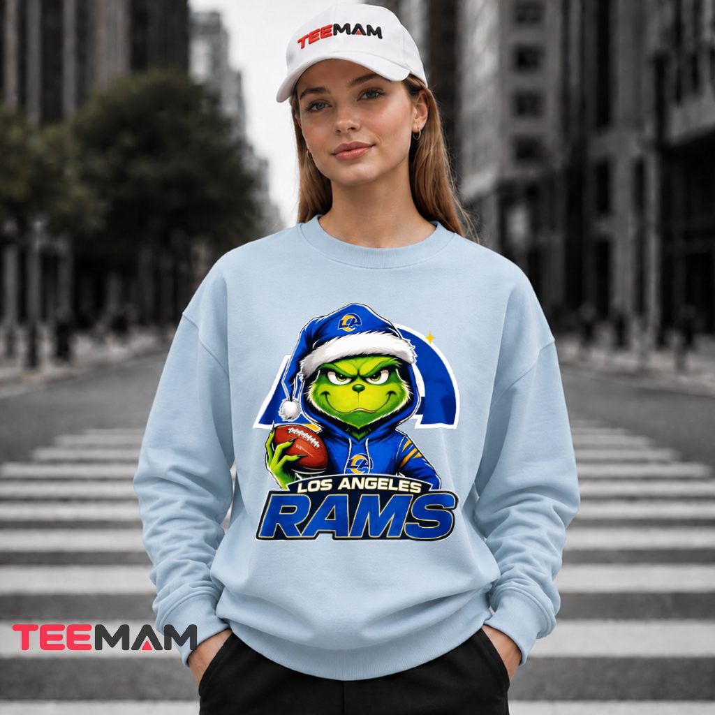 Los Angeles Rams Grinch Christmas Holiday Funny Long Sleeve Los Angeles Rams Grinch Christmas Holiday Funny Long Sleeve